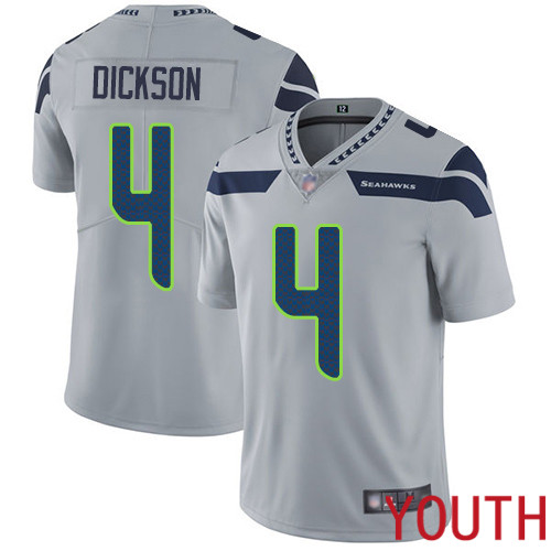 Seattle Seahawks Limited Grey Youth Michael Dickson Alternate Jersey NFL Football 4 Vapor Untouchable